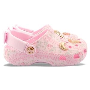 LoveShackFancy x crocs big kids classic croc PINK MILK girls size 6